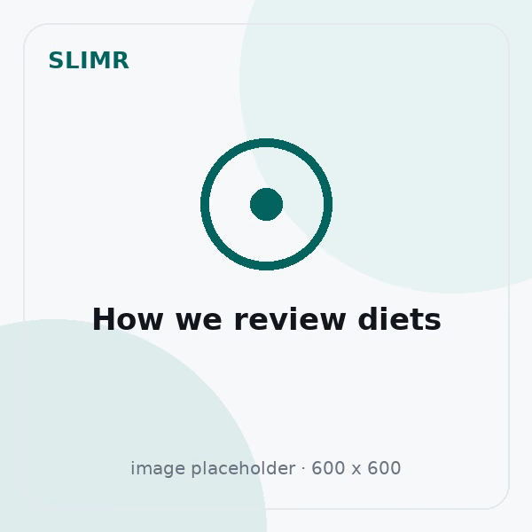 Illustration for the Slimr editorial policy and review method