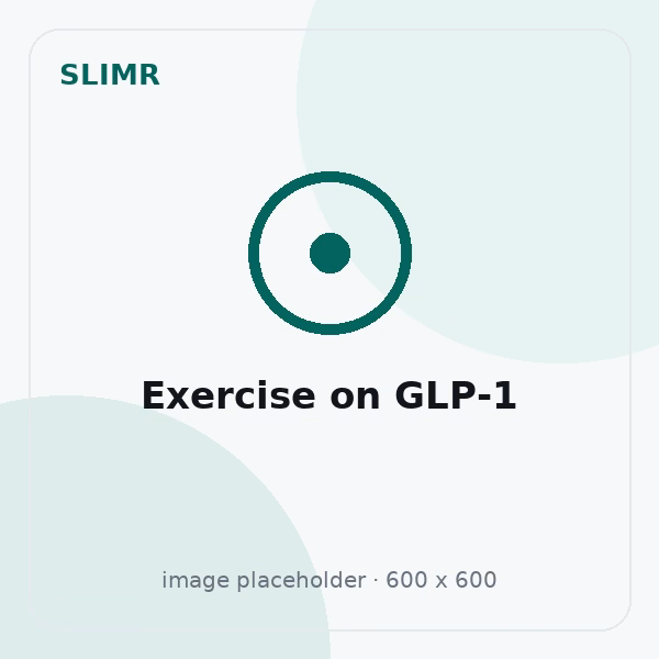 Illustration for the Slimr guide to exercising alongside GLP-1 medication