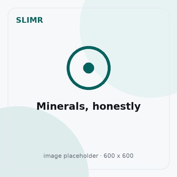 Illustration for the Slimr honest guide to minerals