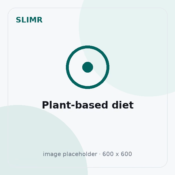 Illustration for the Plant-based diet review on Slimr