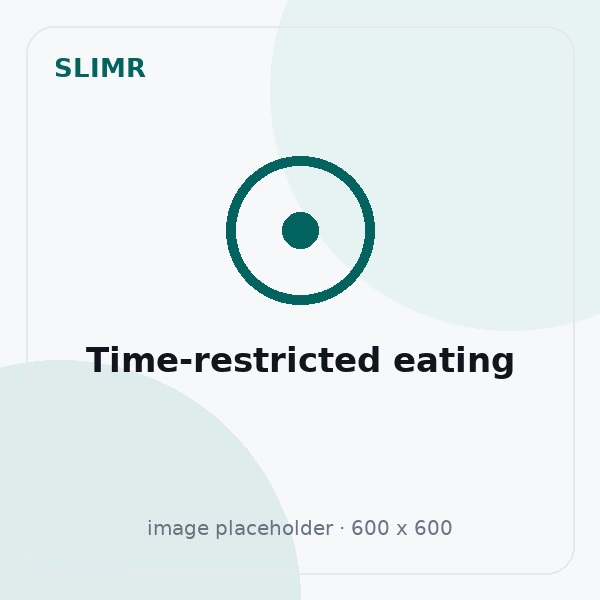 Illustration for the Time-restricted eating review on Slimr